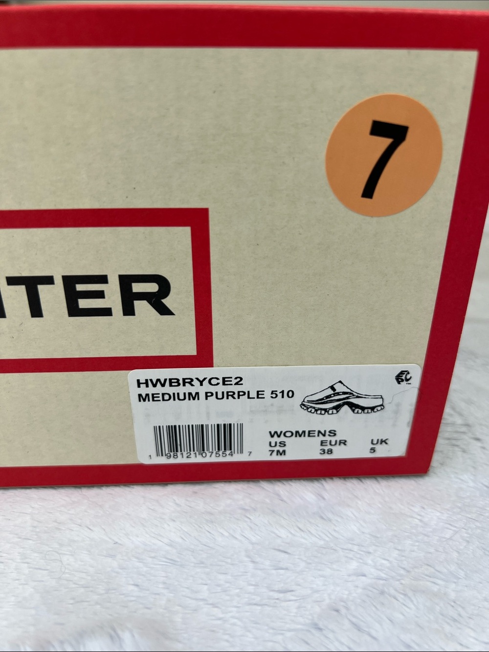 NEW ~ HUNTER BRYCE PLATFORM MULE SIZE 7 - Picture 7 of 7